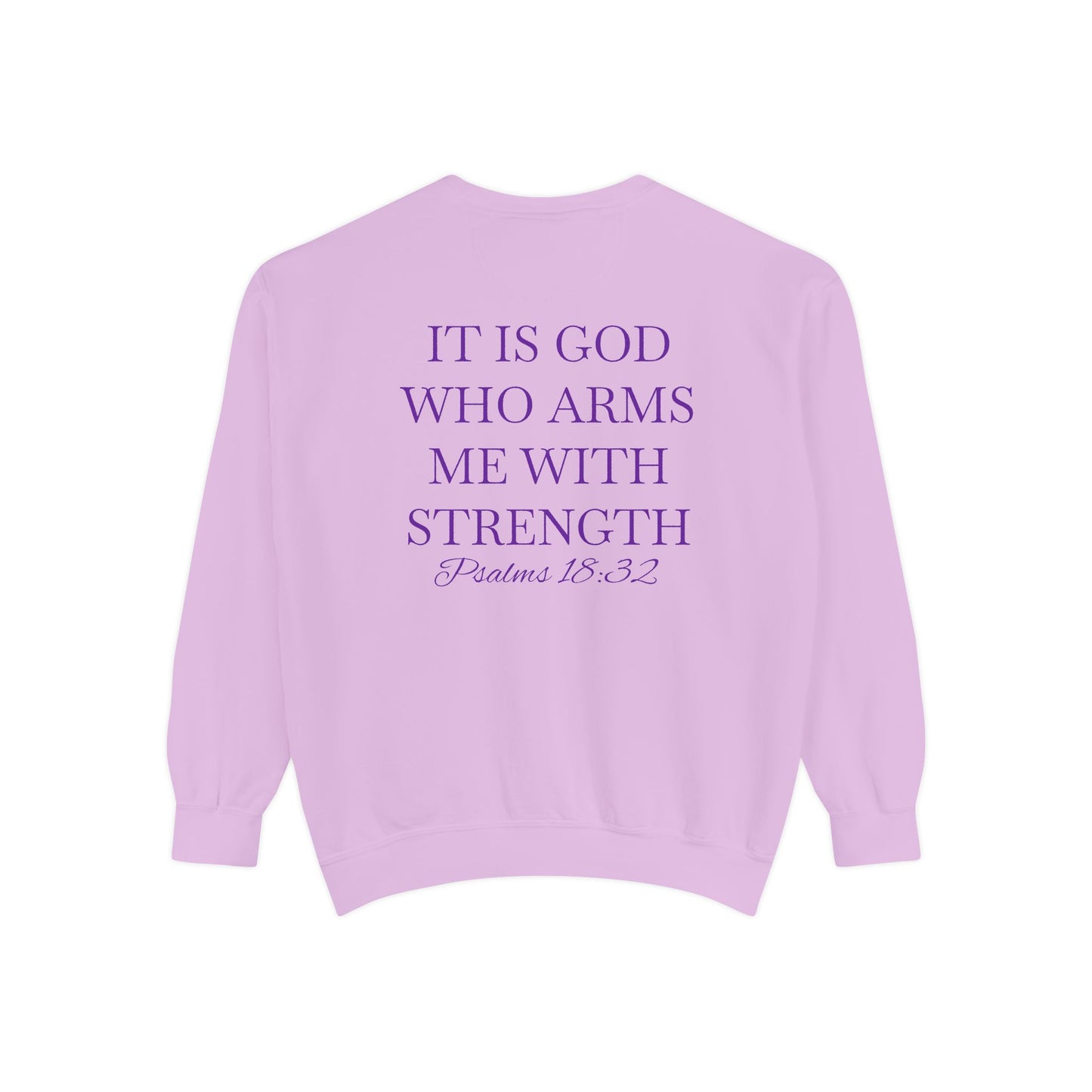 Crewneck Sweatshirt — Psalms 18:32