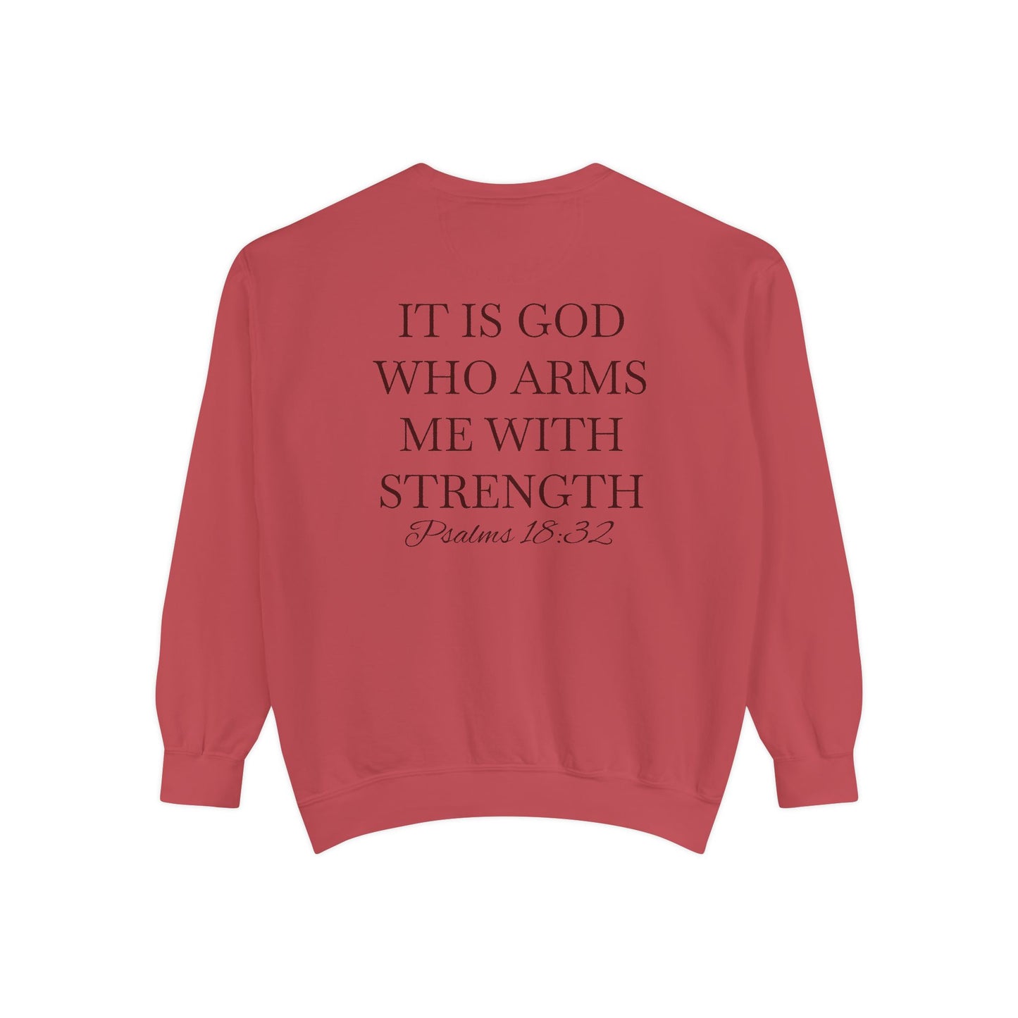 Crewneck Sweatshirt — Psalms 18:32