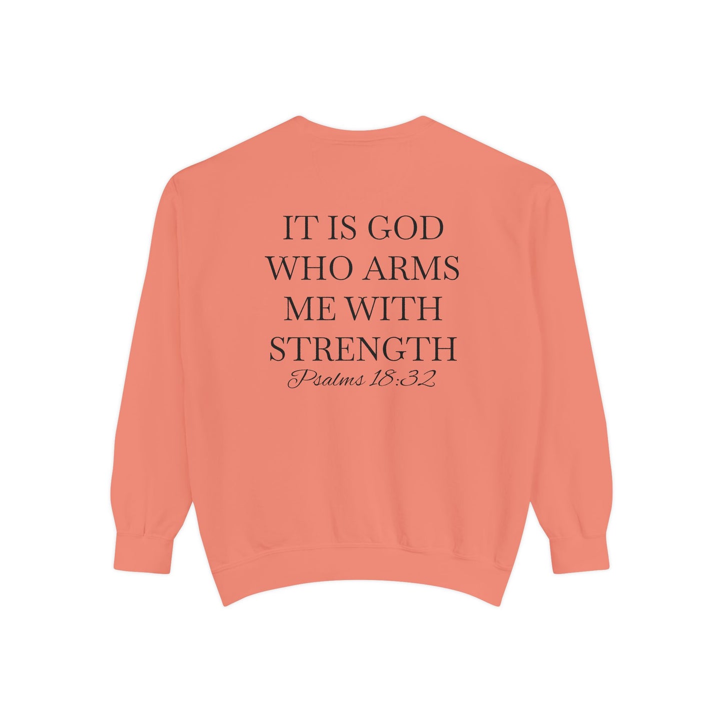 Crewneck Sweatshirt — Psalms 18:32