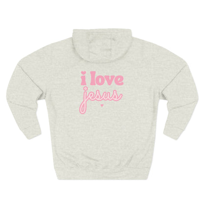 Hooded Sweatshirt — I Love Jesus