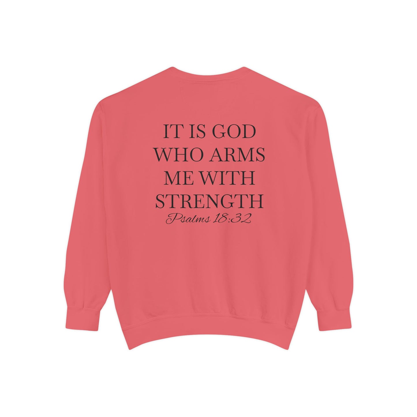 Crewneck Sweatshirt — Psalms 18:32